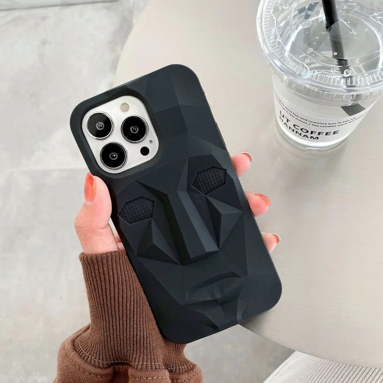Fashion famous megalithic statue design soft silicone phone case cover for iphone 14 13 pro max 12 11 x xr xs max 7 8 plus