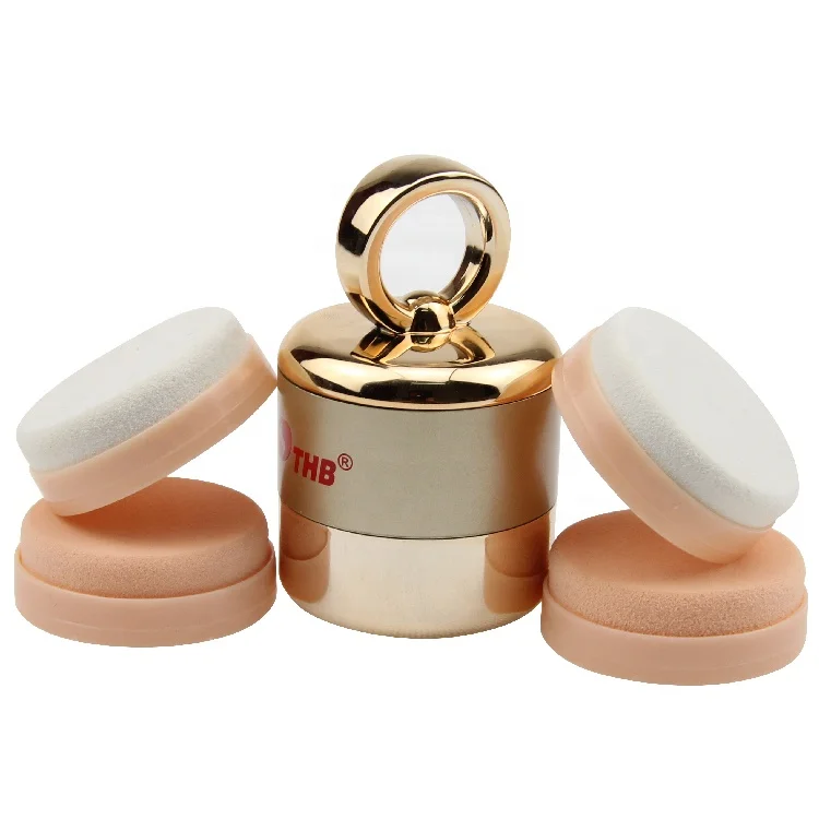 Electric Makeup Blender Puff, 3D Electric Beauty Makeup Blender Vibrating Foundation Puff Electronic Cosmetic Sponge