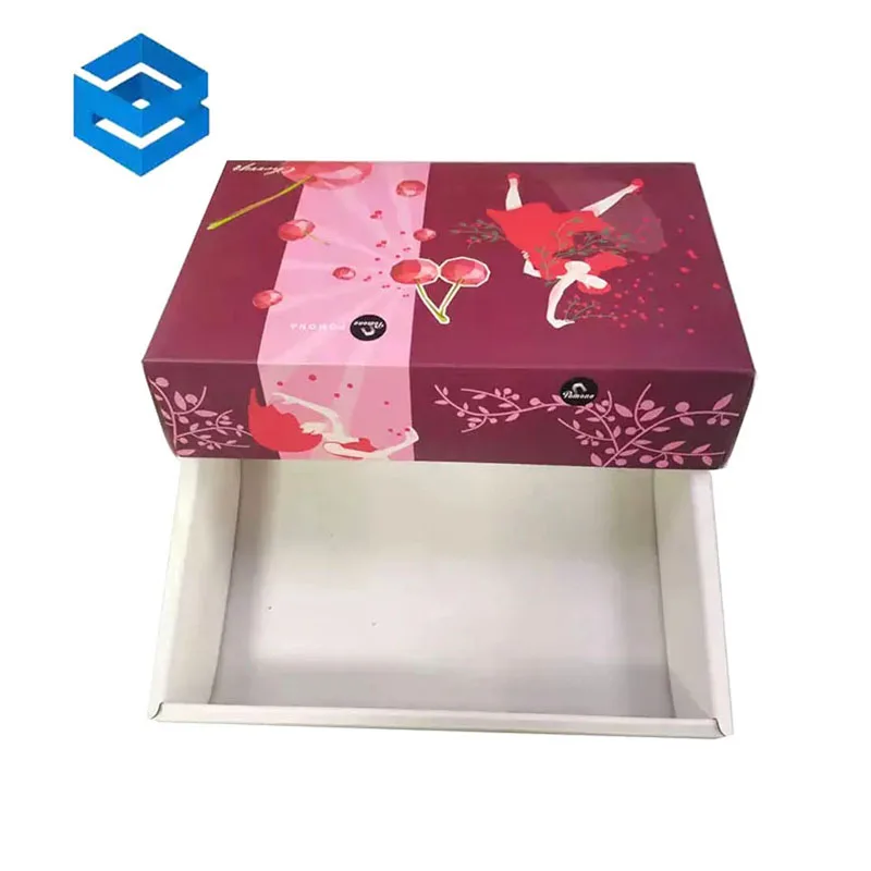 Custom Printed Cardboard Banana Packaging Empty Fresh Christmas Fruit Gift Box