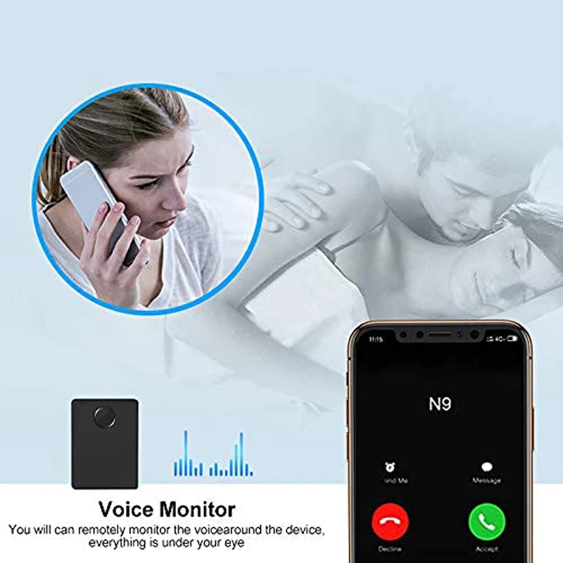 Mini N9 Audio Monitor Listening Bug GSM Device Spy Listening Surveillance Personal Device Acoustic Alarm