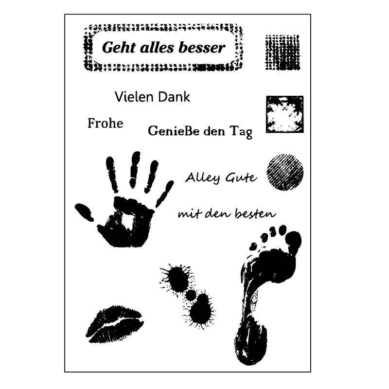 Hot sales rubber stamp Clear Stamp DIY Silicone Seals Scrapbooking clear stamp Supplies for card making