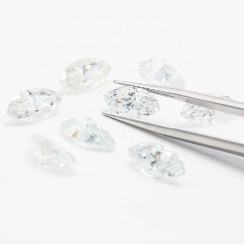 Goldstones Pass Diamond Tester Moissanite 1.5*2.5-4*8mm Marquise Moissanite 0.03-0.5ct Moissanite Stones