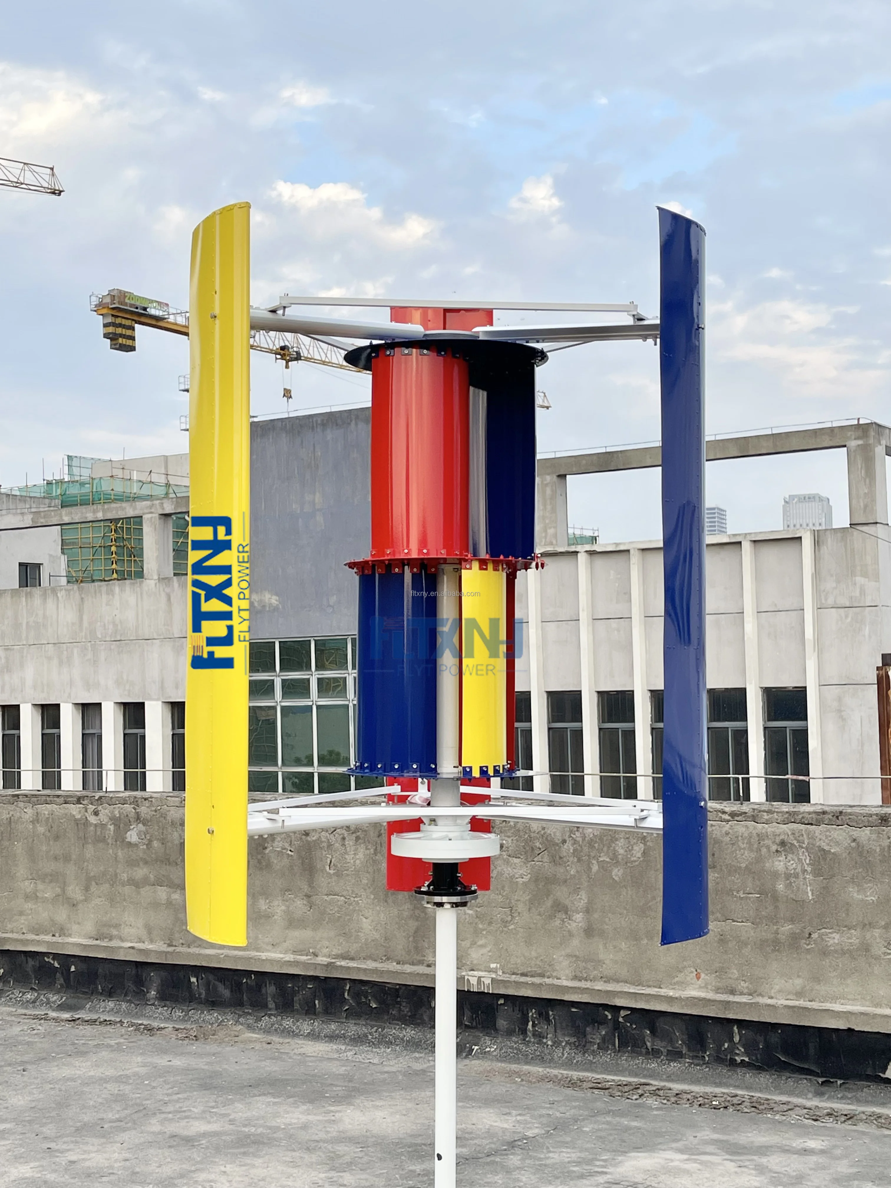 hot price 5kw12v 24v 48v 96v 220v Vertical Axis Off Grid Free Energy System 600w Wind Turbine Generator solar and wind generator