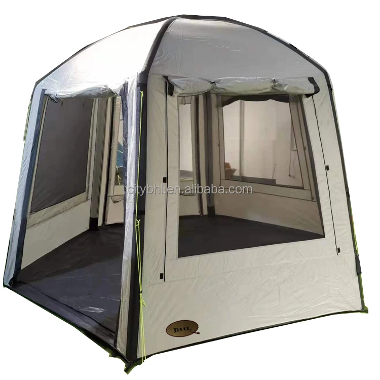 hot sale airtight inflatable Large Outdoor Blow Up Wedding Party LED Camping tube tent inflatable event station hangar tent