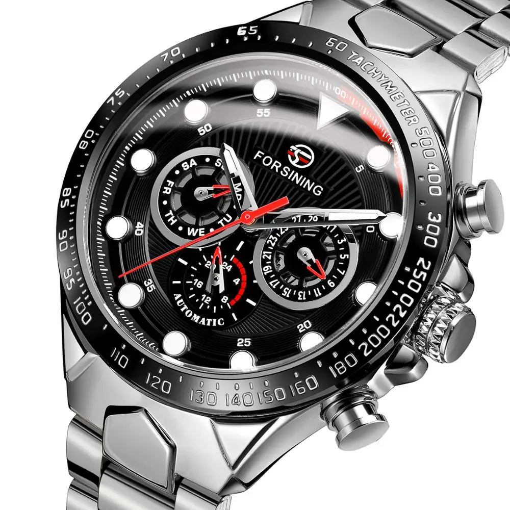 2020 FORSINING new arrival luxury men watch 3 ATM water resistant automatic 24 hours male wrist watches
