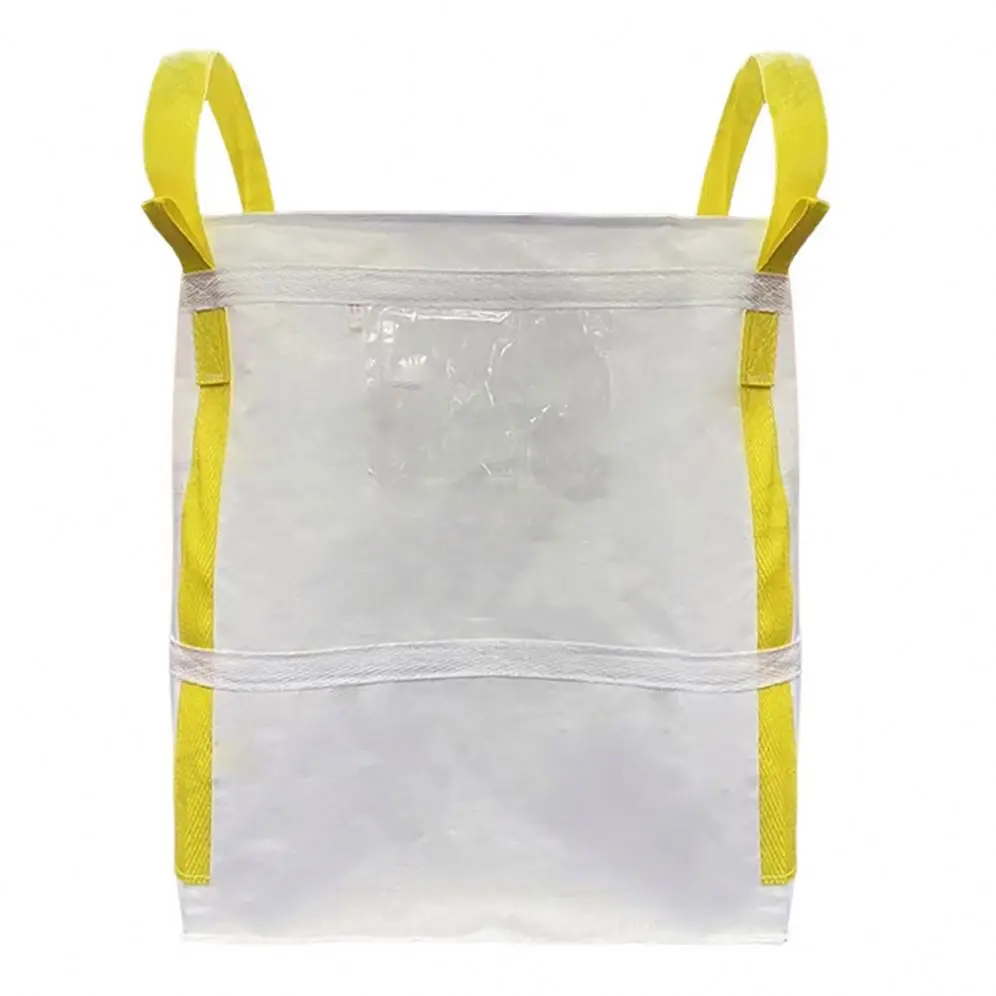 Custom Chemical Industry 1000kg Fibc Baffle Bag PP bulk bag Heavy Duty Woven Ton Bag