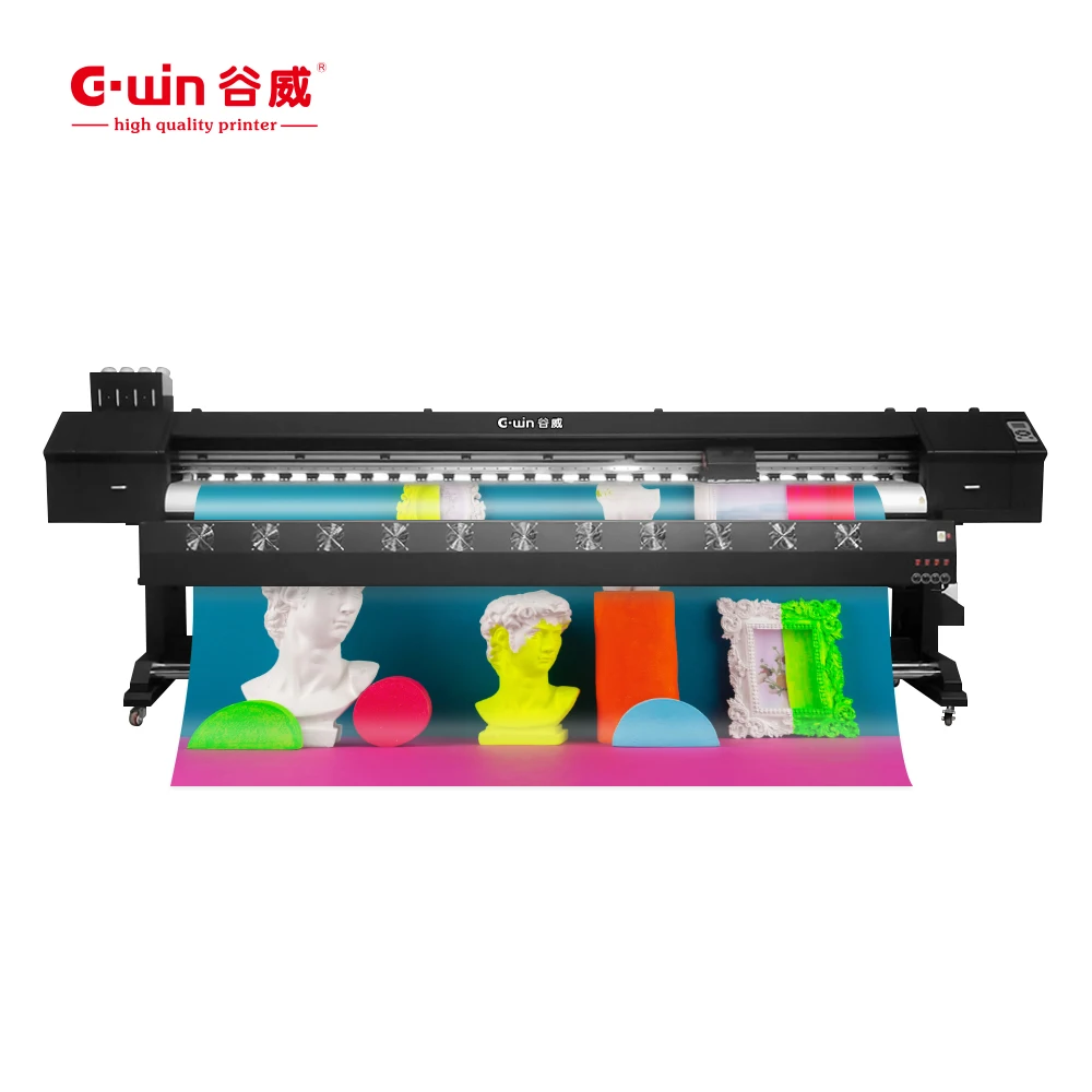 3.2m 10ft UV large format roll to roll machine indoor outdoor uv printer i3200 xc90 head for Advertising inkjet printer