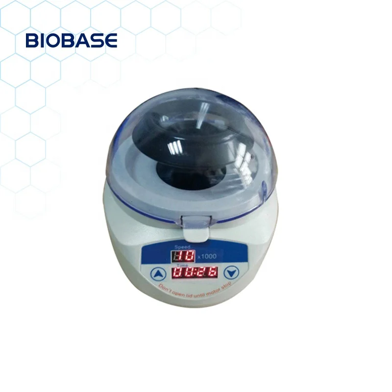 BIOBASE CHINA Table Top Mini Centrifuge Mini-10K Timing Function  For Lab