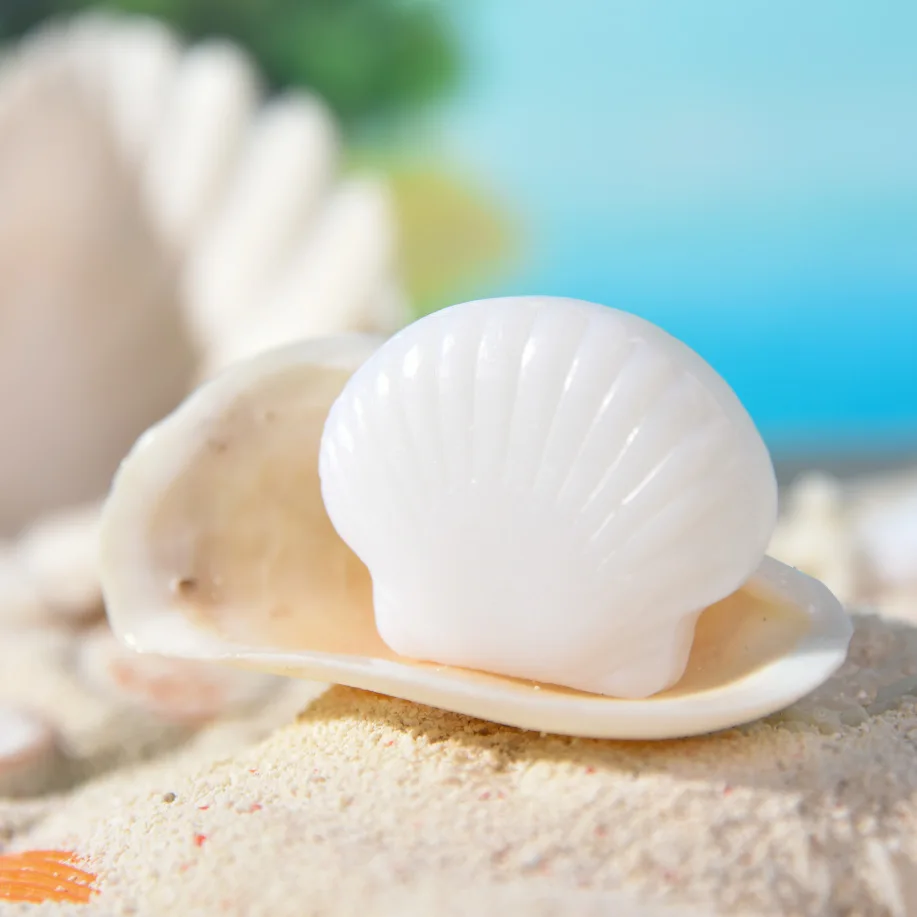 Customized Shell Shape Soap Handmade  100% Custom Bath Soap Hand Soap