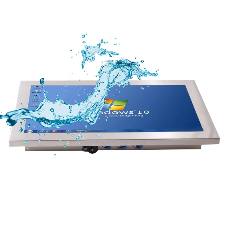 Полностью герметичный водонепроницаемый ip67 17 дюймов промышленный сенсорный экран монитор Солнечный свет читаемые ЖК-мониторы с уплотнительными