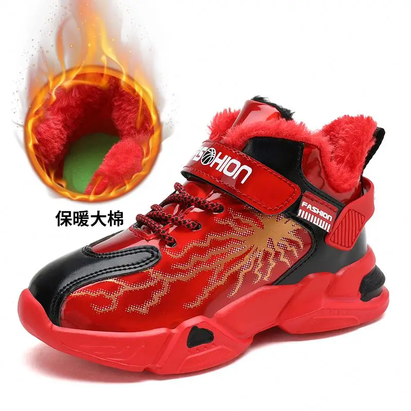 
Winter Kids teens Sneakers Shoes For Boys Girls Sport Child Leisure Tenis Infantil Casual Warm Fashion Running Shoes Boy Boots 