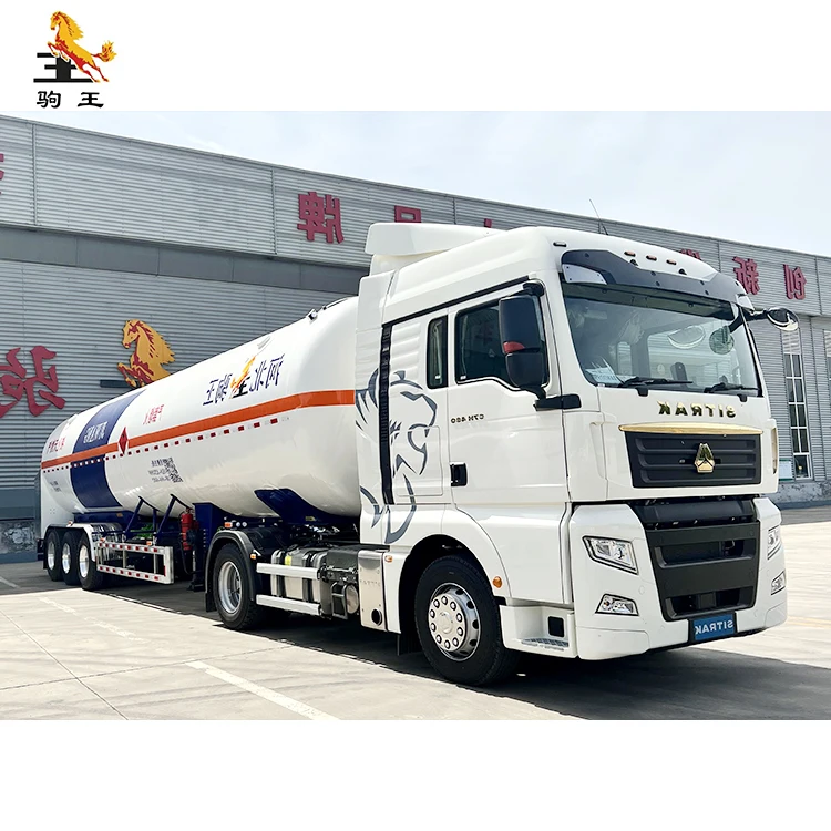 Premium Quality Big volume 52.6 cubic meter Cryogenic Liquid Ethane Tank Transport Semi Trailer