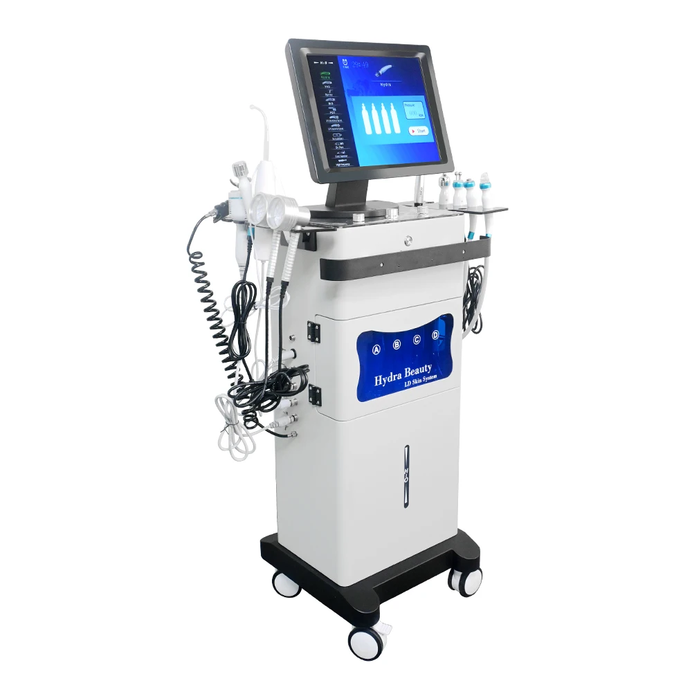 Hot Selling Products Skin Care Hydra Oxygen Jet Dermabrasion Machine Skin Peel 14 in 1 Hydro Facial Beauty Machine