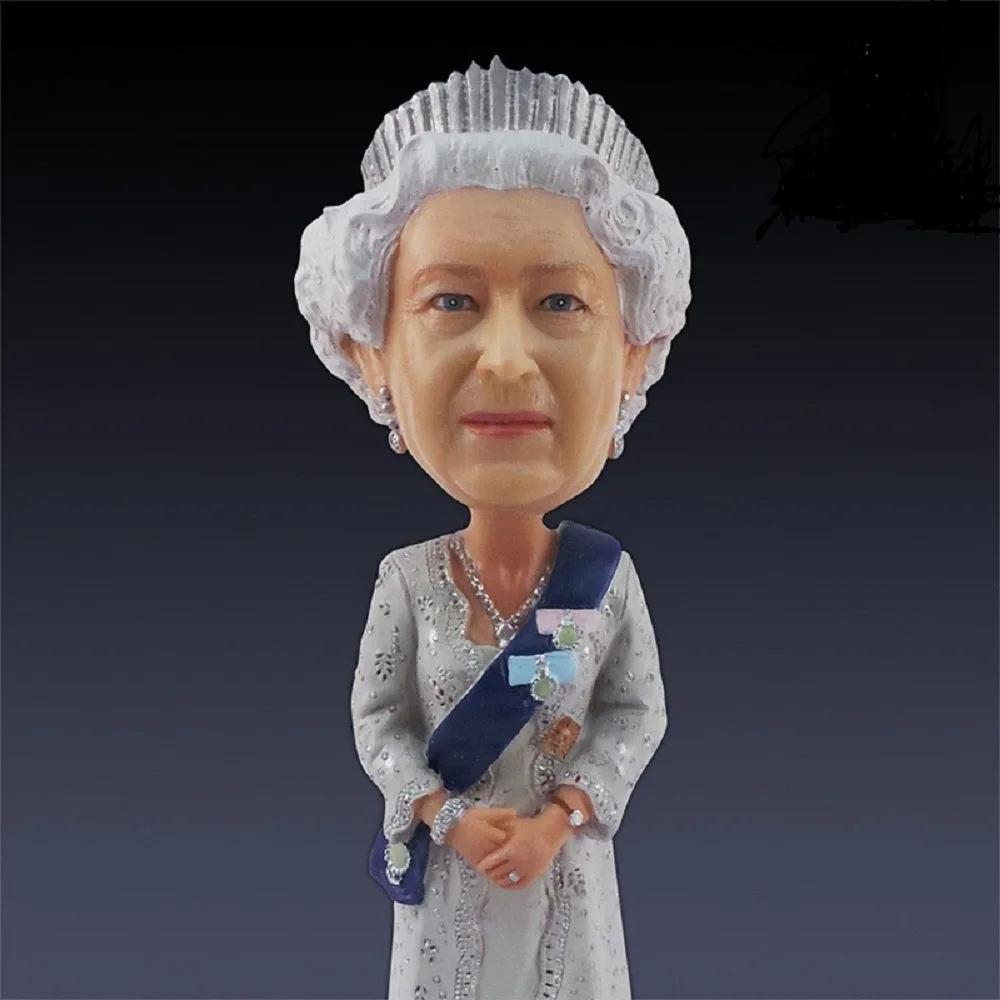 Wholesale living room wine cabinet decorations small knick-knacks  resin ornaments Queen of England