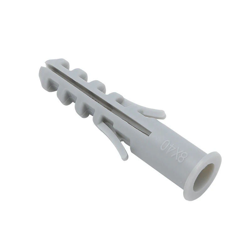 Wholesale 6*30mm100pcs/bag Plastic Drywall Anchor Nylon Wall Anchor Fasteners Plastic Expansion Anchor Wall Plug