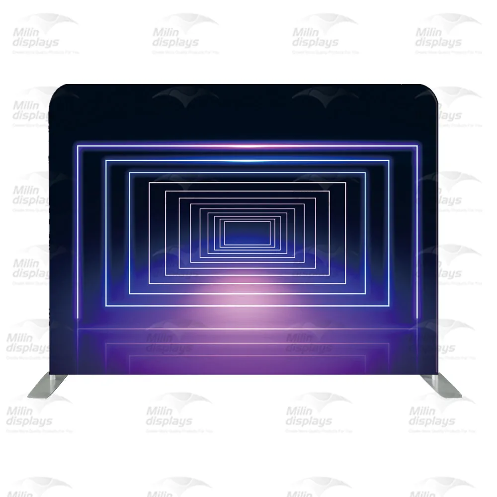 10ft LED Stage Lights Pillow Case Backdrop for Wedding Decoration