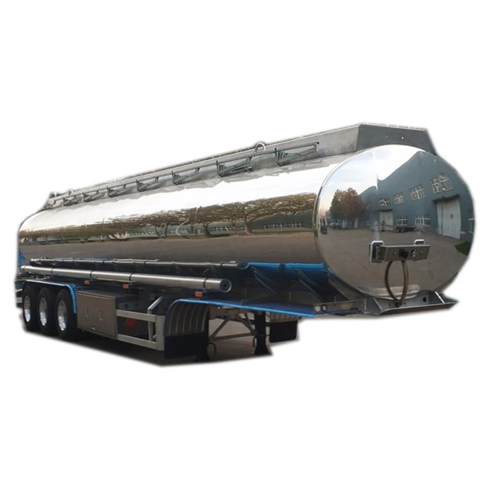 38kl 42kl 43kl Aluminum fuel tank trailer for Saudi ARAMCO SASO certificate diesel Tanker Semi Trailer