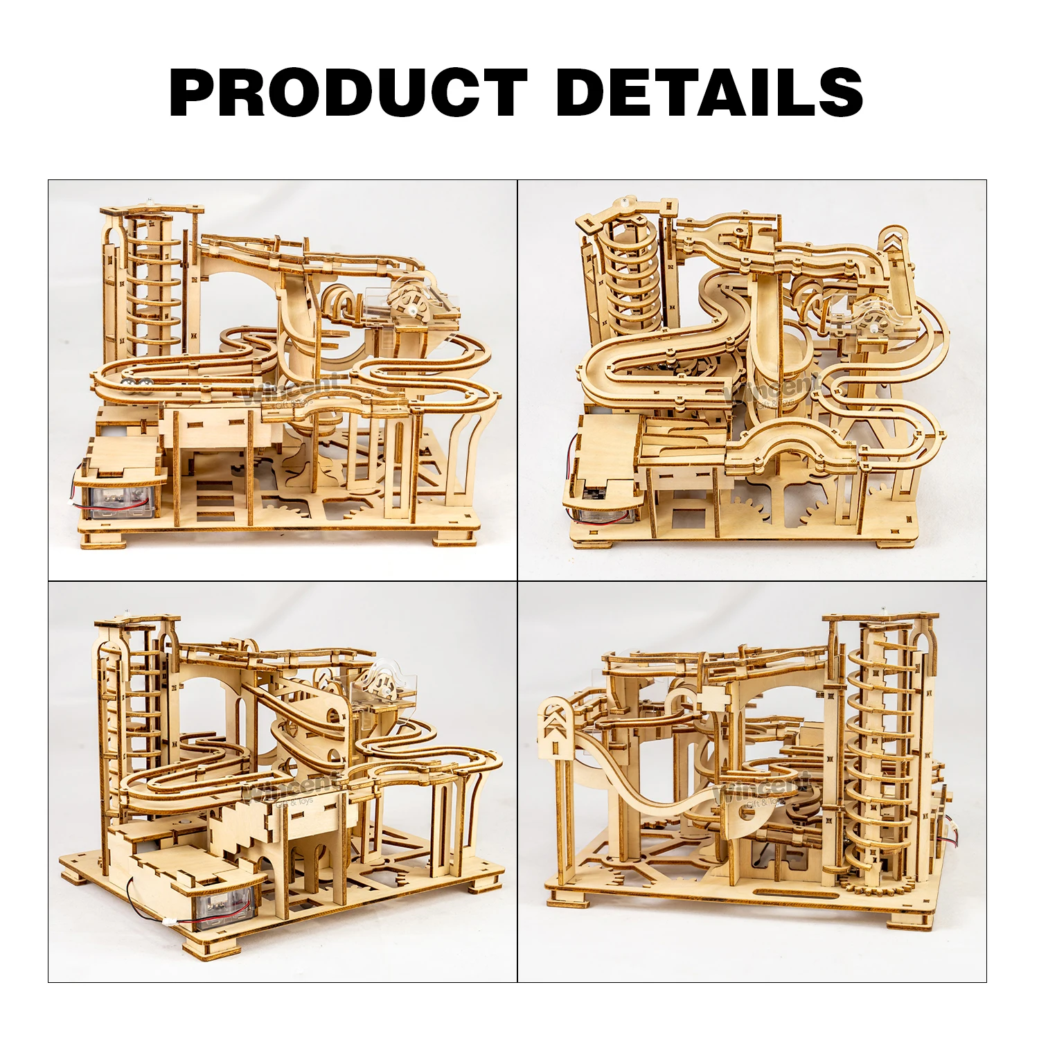 CPC Certificated Toy Stem Wood  Kids Educational Toys Montessori Educ Learning Crafts