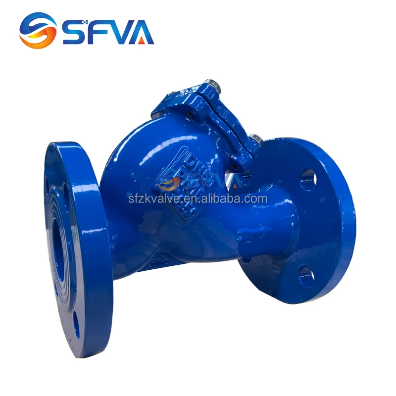SFVA BRAND GOOD QUALITY GGG50 PN16 DIN F1 Ductile iron DN100 DN150 y type strainer