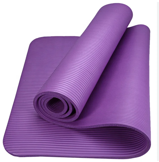 High Quality Eco-friendly NBR Non-slip Foldable NBR Yoga Mat Extra Thick Exercise Yoga Mat 8mm 10mm 15mm 20mm Yoga Mat