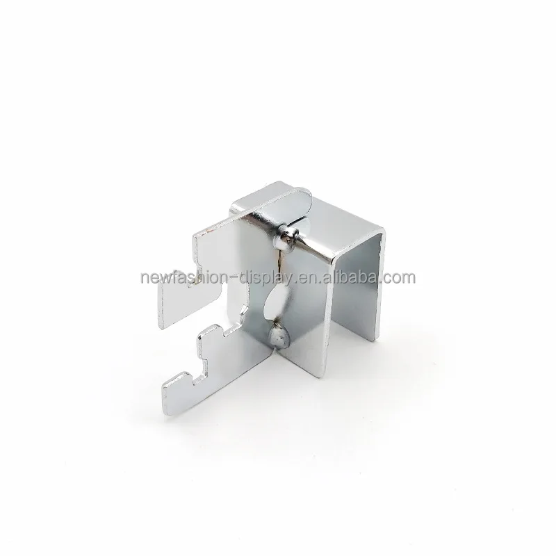 Factory wholesale Chrome Metal Support Wood And Glass Board Metal Shelf Support Knife Shelf Bracket