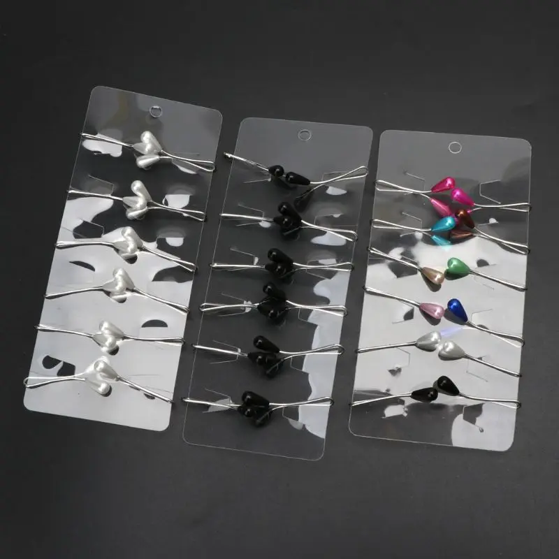 Hot Sale Muslim Faux Pearl Scarf Clips U Shaped Hijab Pins for Women Wedding Dress Decorative