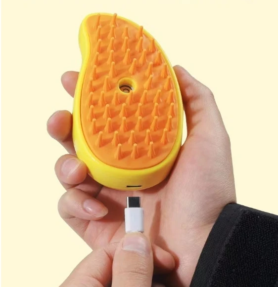 Hot Selling Cat Steam Brush Steamy Dog Brush 3 In 1 Electric Spray Cat Hair Brushes For Massage Pet Grooming Comb Hair