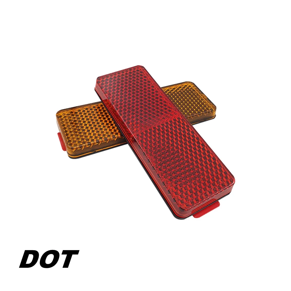 85*31 mm abs plastic kit motorbike accessories motorcycle reflective reflex reflector for scooter