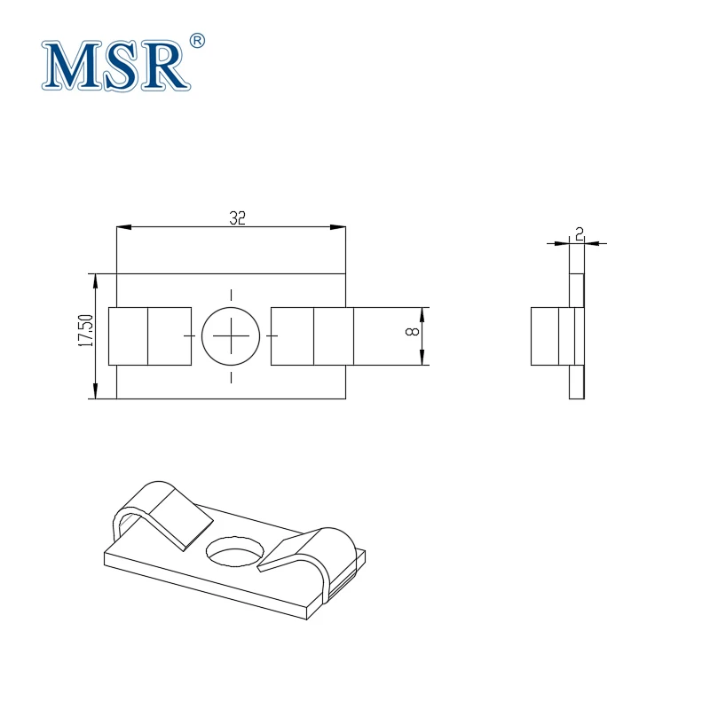 Verified Supplier 32*17.5mm OB40A Standard End Fasteners for 40x40 T Slot Aluminum Extrusion  #5083
