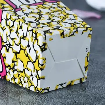 Wholesale Can Customize The Printed Pattern Of Popcorn Bucket Disposable Degradable Paper Popcorn Bucket