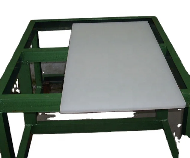 China supply colorful polypropylene leather rectangle pp cutting board for shoes leather industry PP cutting board