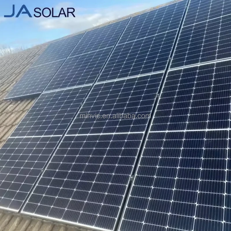 JA Solar Double Glass 132 Cell Bifacial PV Modules 580W N-type TOPCOn Solar Panels 590W for POWER STATION