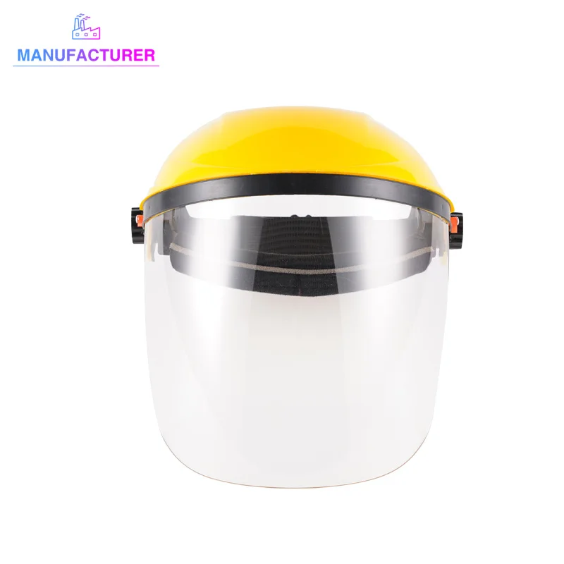 Прозрачный пластиковый полностью защищающий от запотевания промышленный щит для лица
