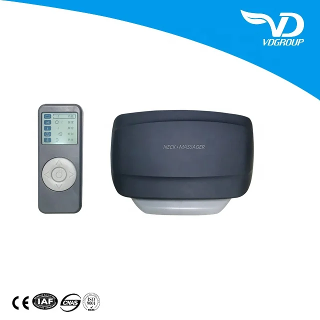 wireless cervical  vibrating healax shiatsu manual pillow back roller with heat kneading electric pulse neck massager