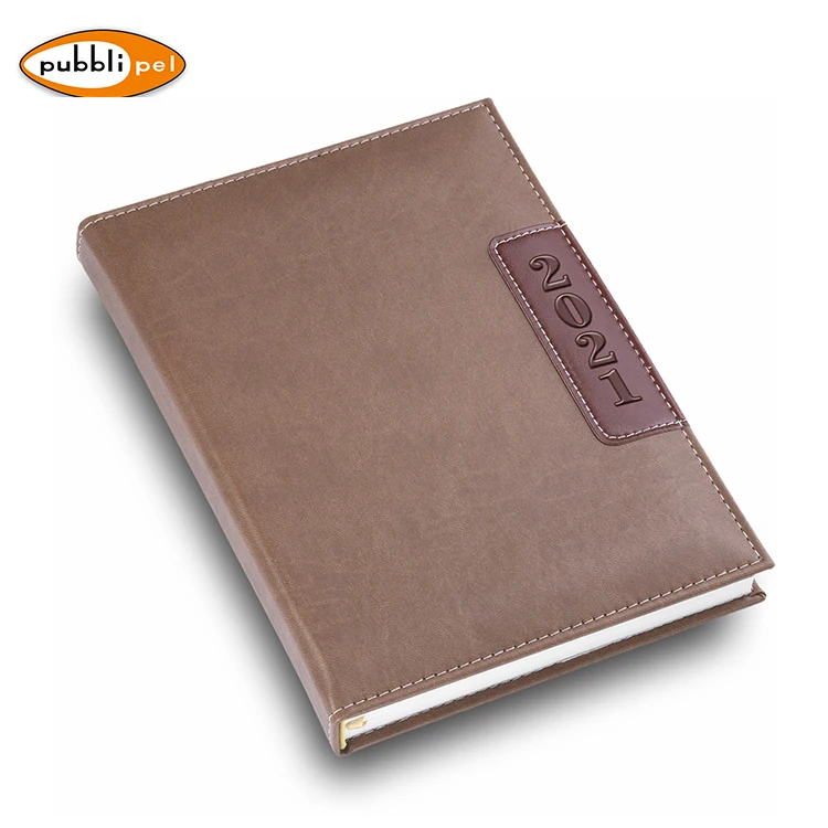
17x24 Gift Promotion Padded Cover Leather Diary Printing Customized Daily Journal 
