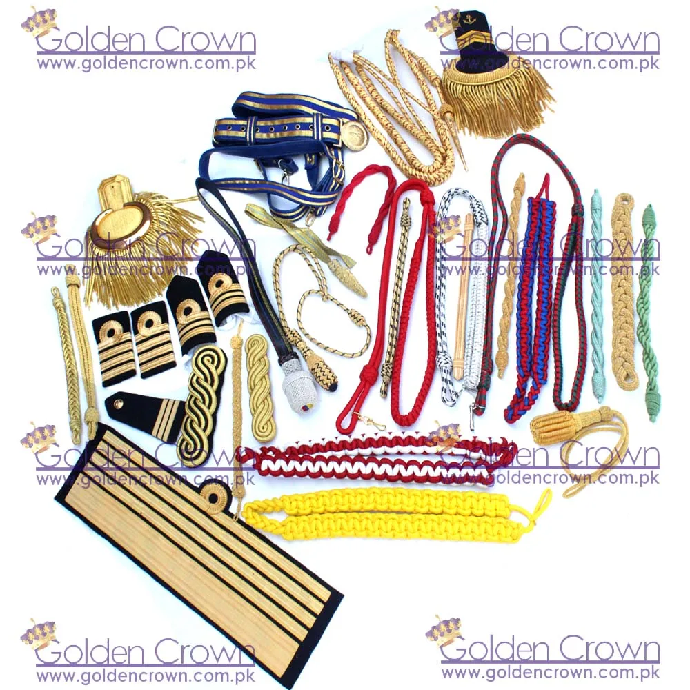 Wholesale Security Uniform Lanyard | Custom Shoulder Cord |  Sword Knot Supplier / hat cord