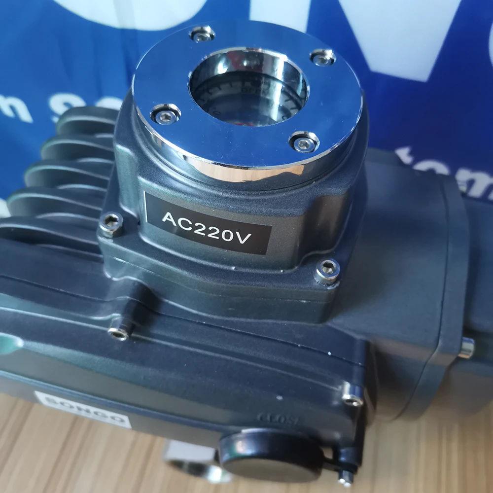 AC220V DN32 PN40 ANSI класс 150 4 способ регулирования расхода воды поворотный поплавок взрывоустойчивый Электрический моторизованный привод шаровой клапан