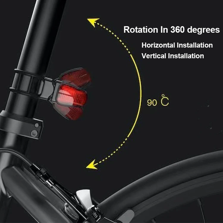 MTB Road Bike Taillight Electric Bike Rear Light Bicycle Seatpost Light