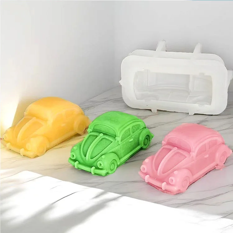 YS New Sports Car Candle Silicone Mold Car Craft Plaster Resin Mold Home Decor Candle Making Supplies Handmade DIY Soap Mold