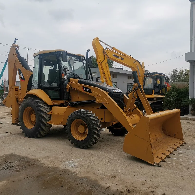 Used Machinery Construction Cat 420f Backhoe Loader Retroexcavatorop In Shanghai Used Mini Loader Cat 420f Used Backhoe Loaders