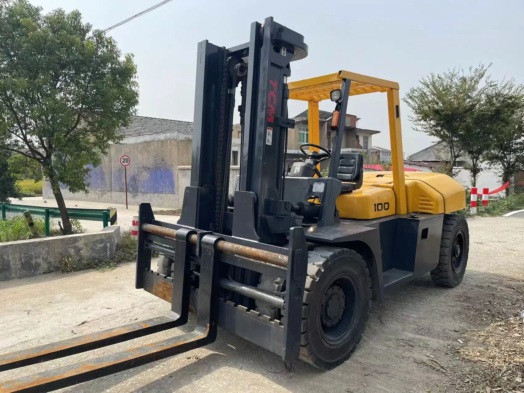 Высококачественный вилочный погрузчик Komatsu 16 тонн TCM низкая цена сделанный в Японии б/у tcm 3t 5t 10t 15t 20t 25t 30