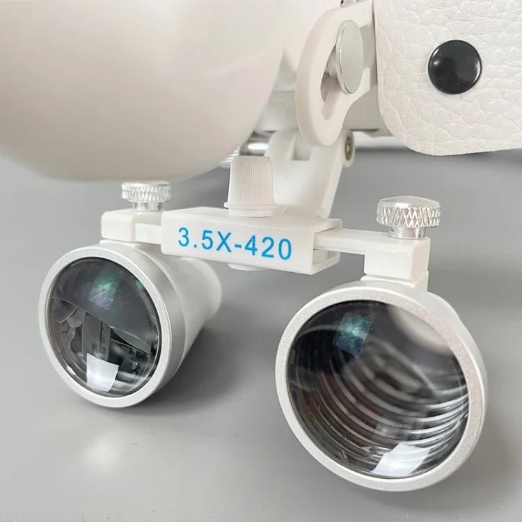 Headband Medical Headlight 3.5X Dental Surgical Medical Binocular Loupes Magnifier