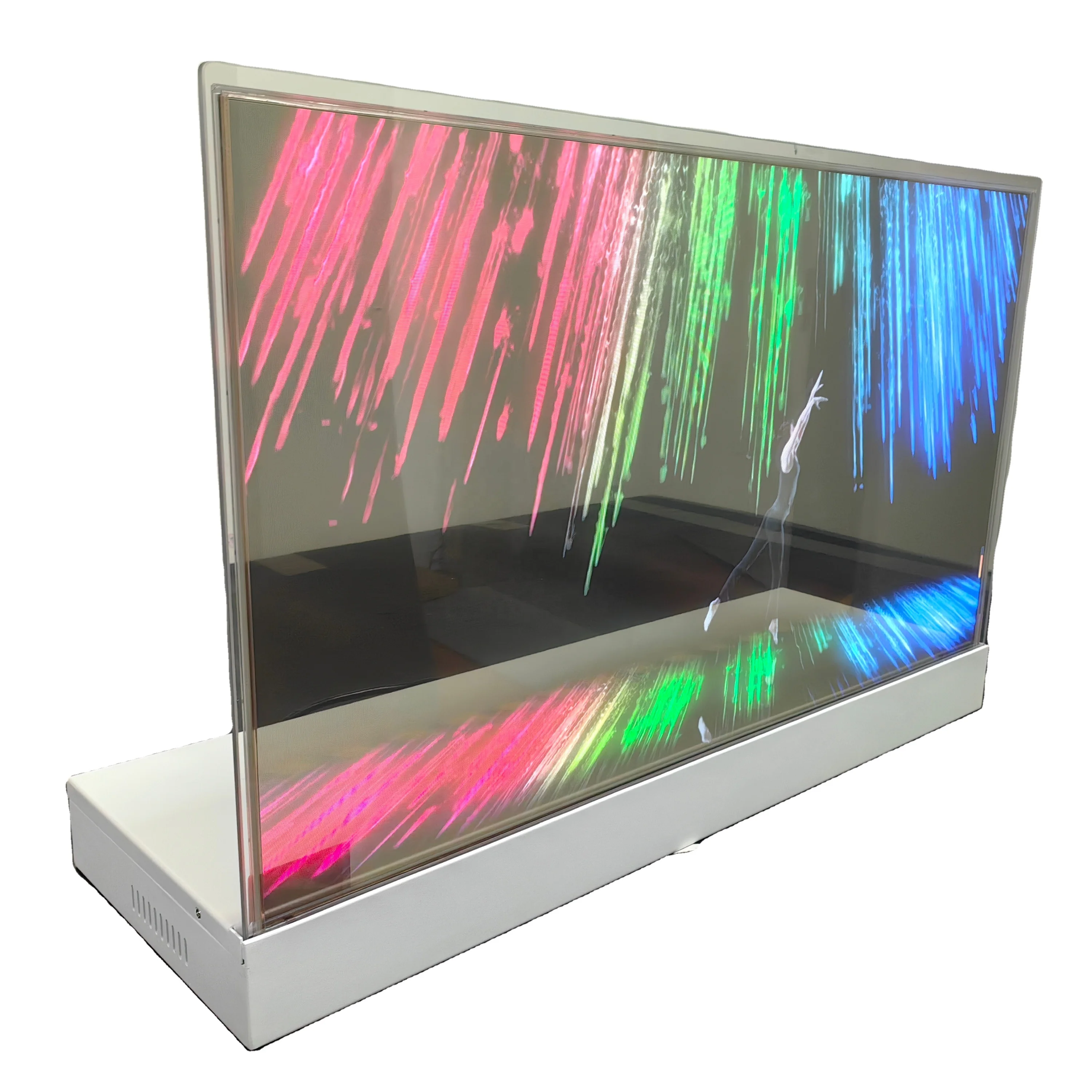 Touch Screen Kiosk Base Transparent Indoor OLED Outdoor LG Indoor Display Screen Windows Led Indoor Touchscreen 30 Inch White