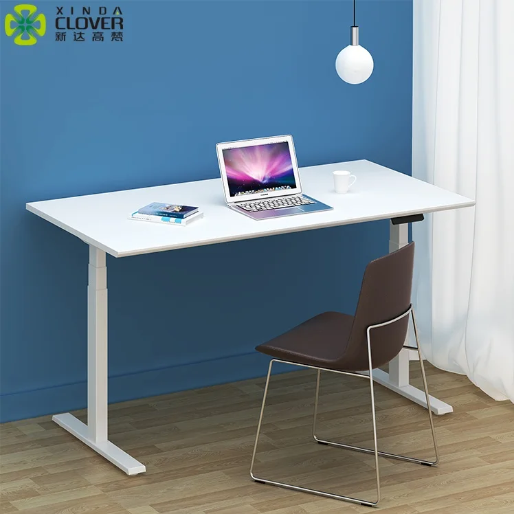 
Dual monitor adjustable computer stand desk 