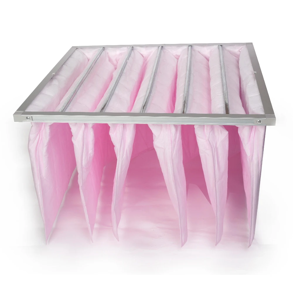 Bestselling industrial air filters with large capacity dust bag filters