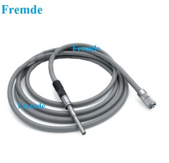 Fiber Optic Cable, length 225cm, 6mm, Silicon Coated Autoclaveable CE & ISO Certified