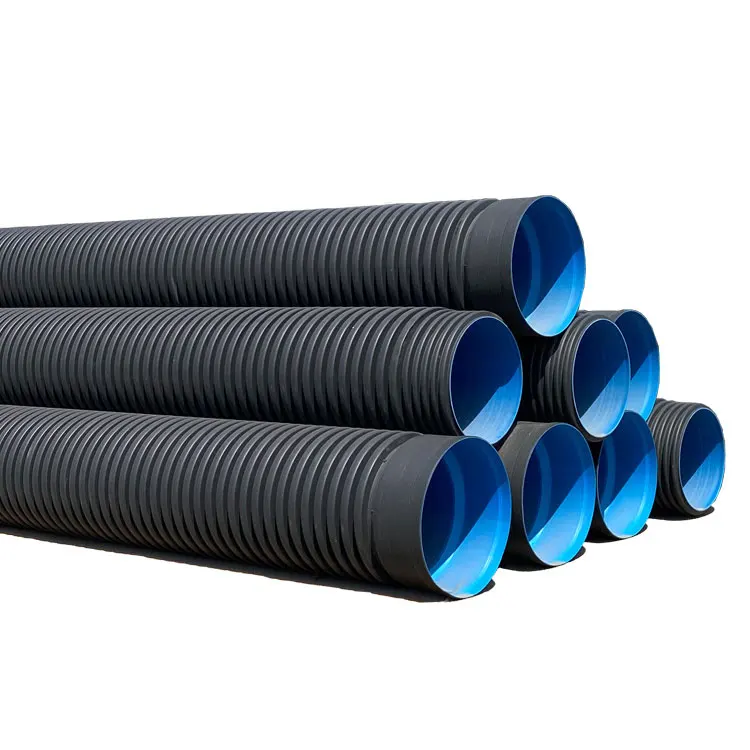 45Inch 400Mm 600Mm 1200Mm Plastic Tubesubes Tubes Black Drainage Dwc Pipe Hdpe Pipe Corrugated Pipes Price