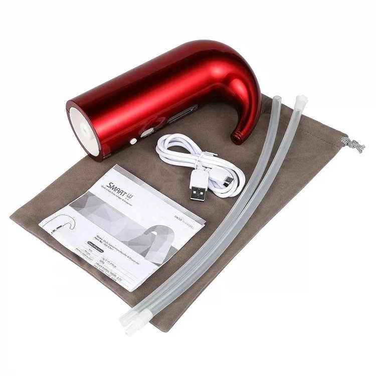 Best Selling Products Electric Wine Aerator and Pourer Dispenser Air Decanter Personalized Wine Tap for Red and White Wine