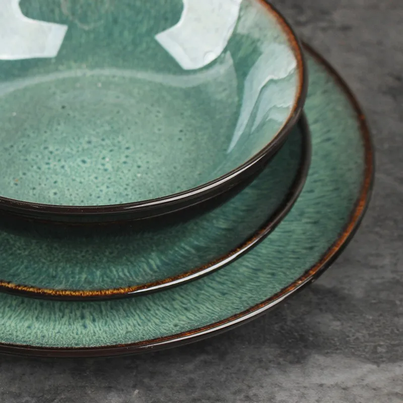Luxury Ceramics Plates Sets Dinning Plates Sets Dinnerware Plastic Melamine Plate Set For Restaurant