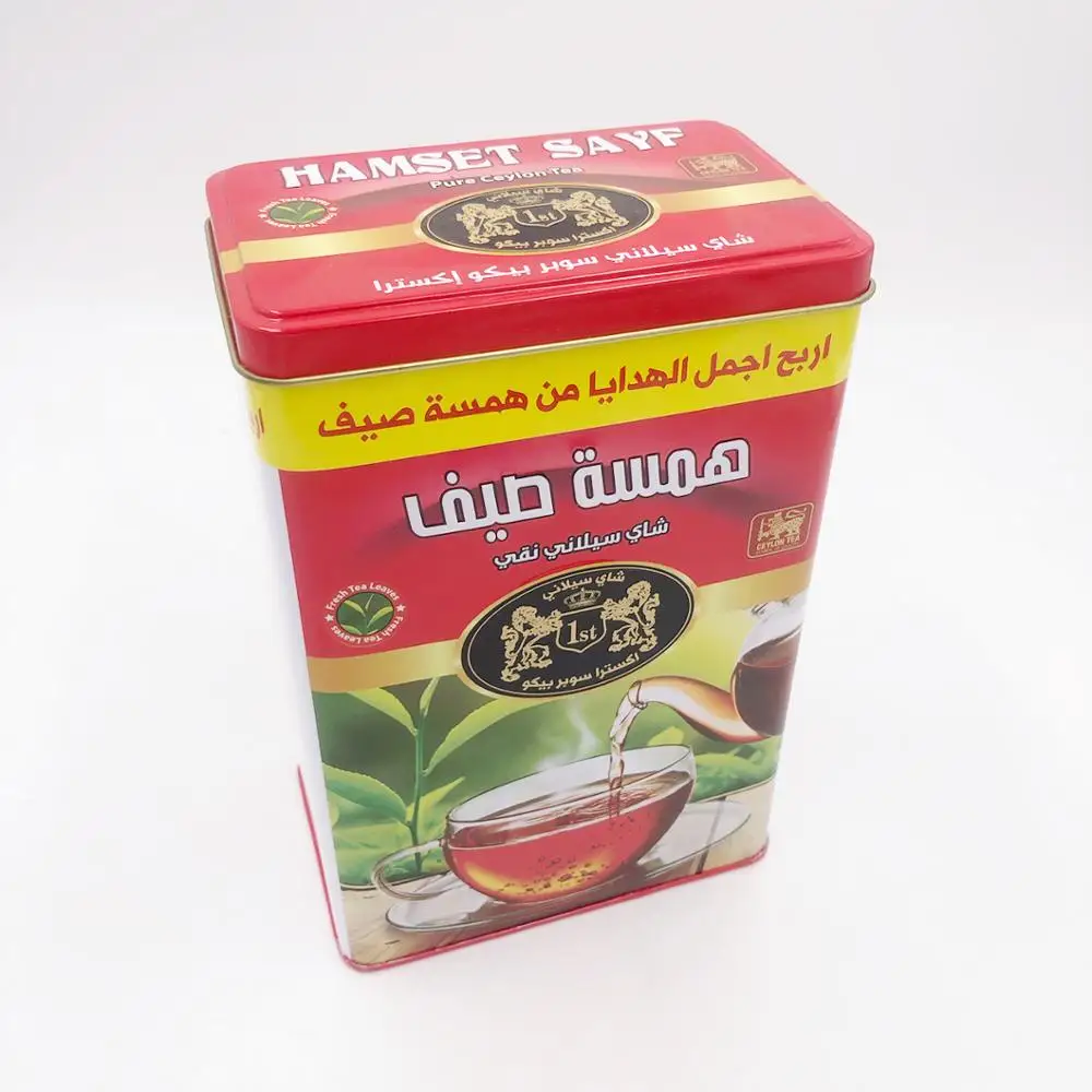 Wholesale custom cover gift storage antique tea tin metal tin can packaging manufactures